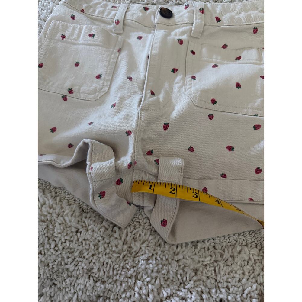 Madewell Emmett Shorts in fresh strawberries size 24 - Picture 7 of 8